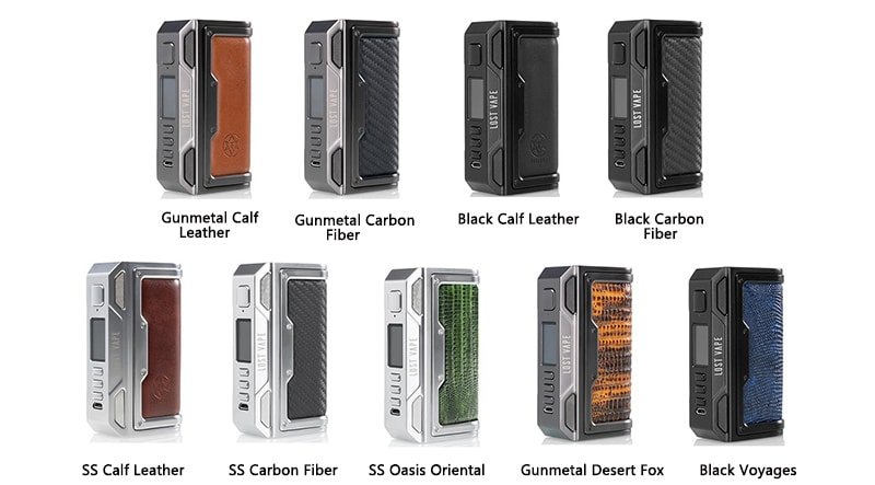 Lost Vape Thelema DNA250C Mod Colors