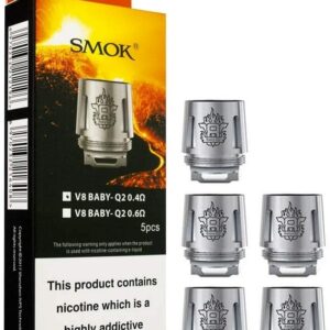 SMOK V8 Baby Q2 Replacement Coil 5pcs – 0.4 Ohm
