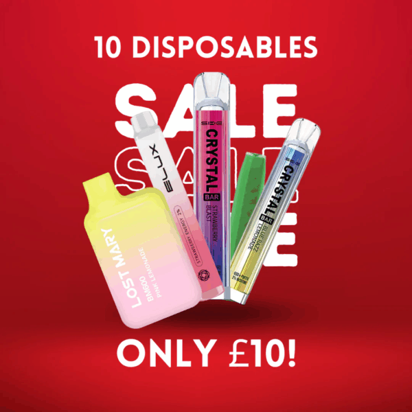 10 Disposables for £10 – Mystery Vape Box!