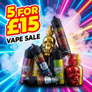 Shortfill Clearance Bundle – 5 x 60ml Premium E-Liquid (Past Best Before)
