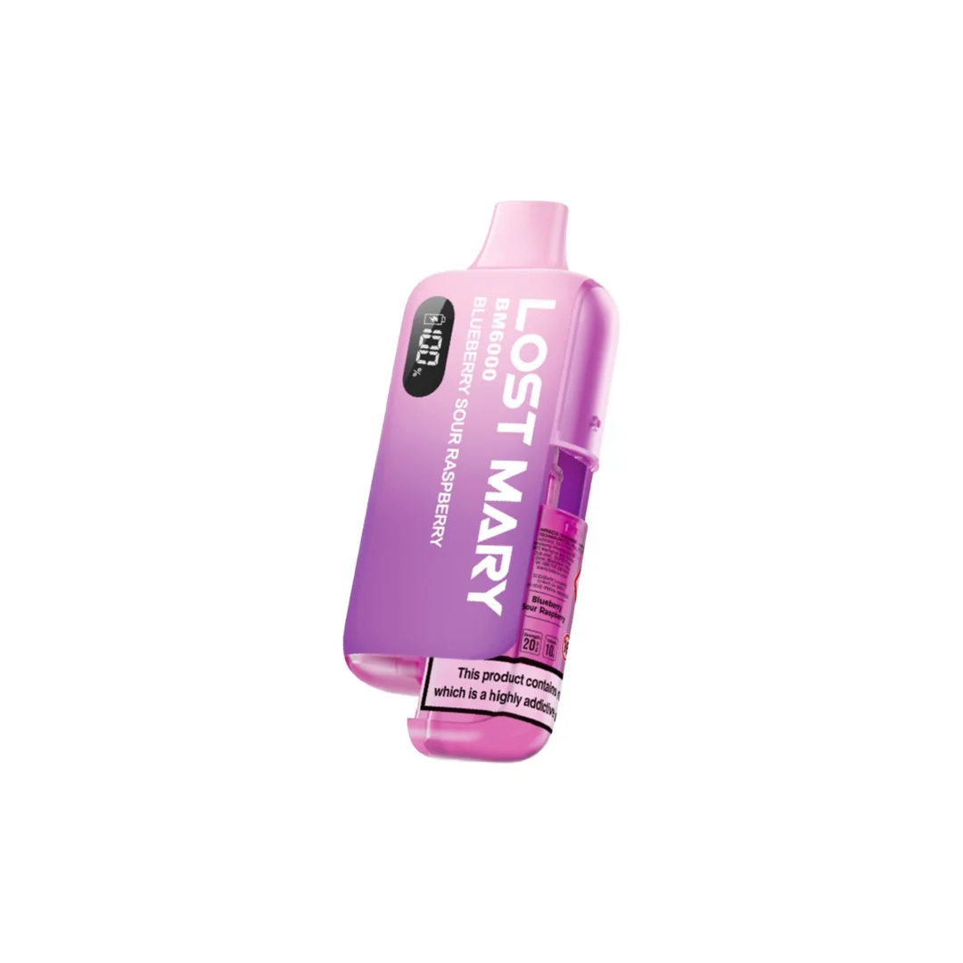 20mg LOST MARY BM6000 Refillable Pod Kit - 6000 Puffs - Image 4