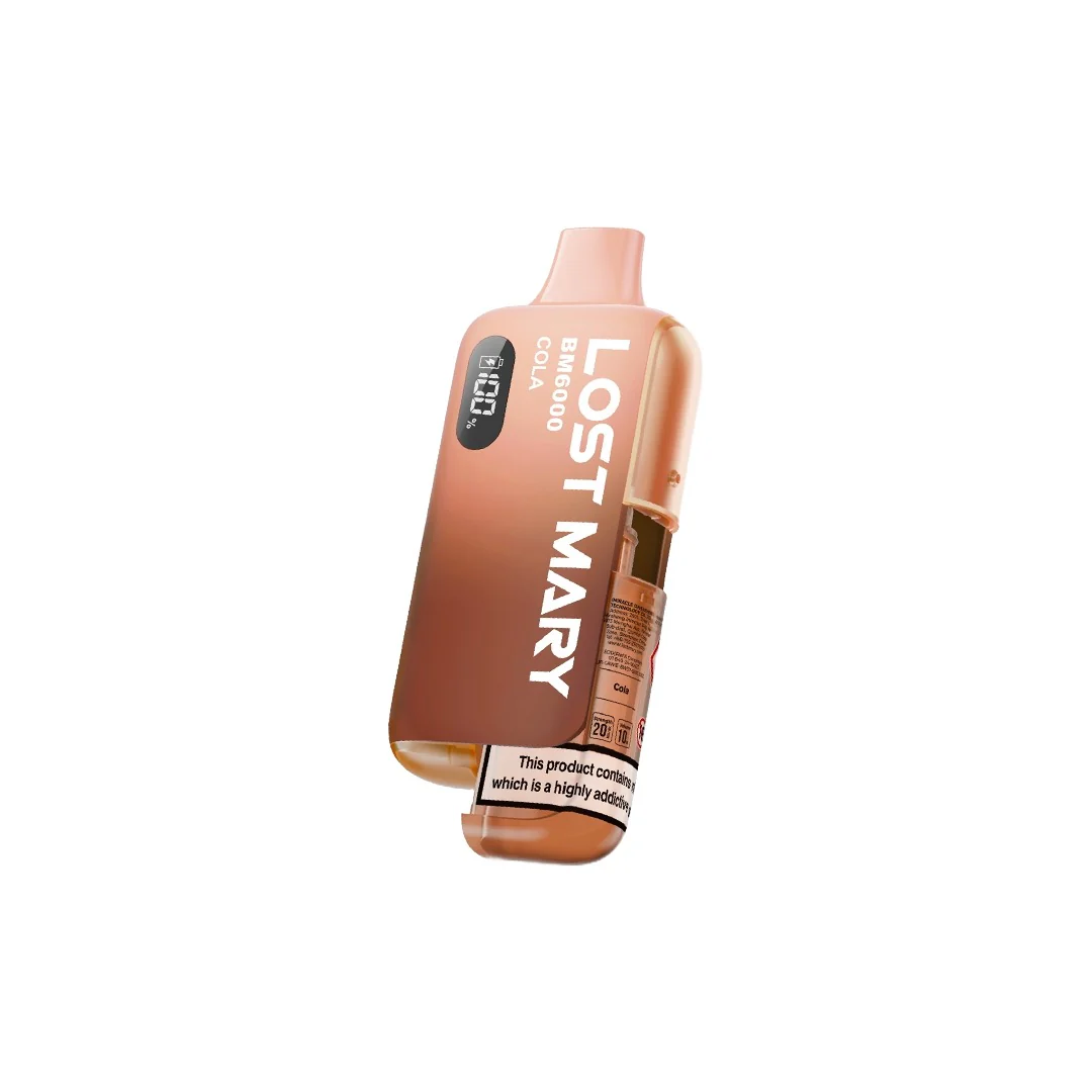 20mg LOST MARY BM6000 Refillable Pod Kit - 6000 Puffs - Image 6