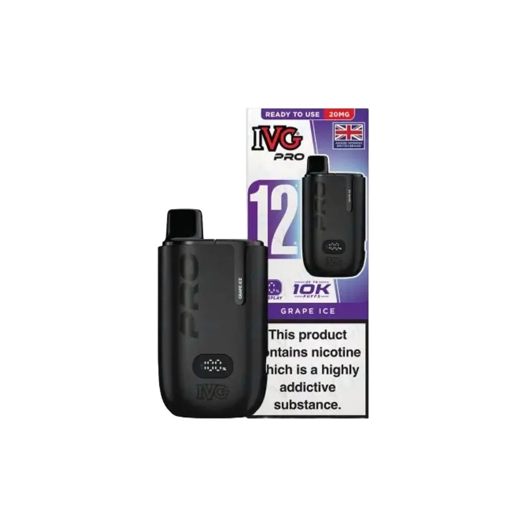 20mg I VG Pro 12 Prefilled Pod Vape Kit 10000 Puffs - Image 24