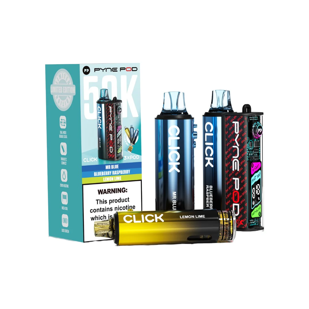 20mg Pyne Pod Click 50K Prefilled Pod Vape Kit - Image 4