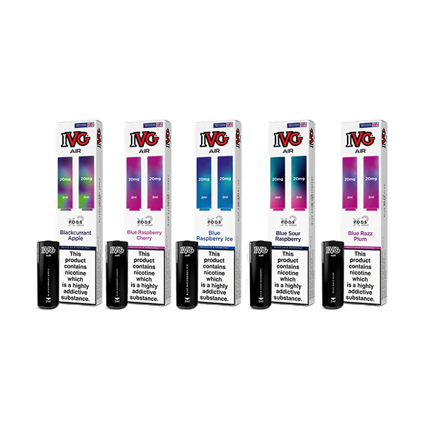 20mg I VG Air Prefilled Pods 2ml 1200 Puffs - 2 Pcs