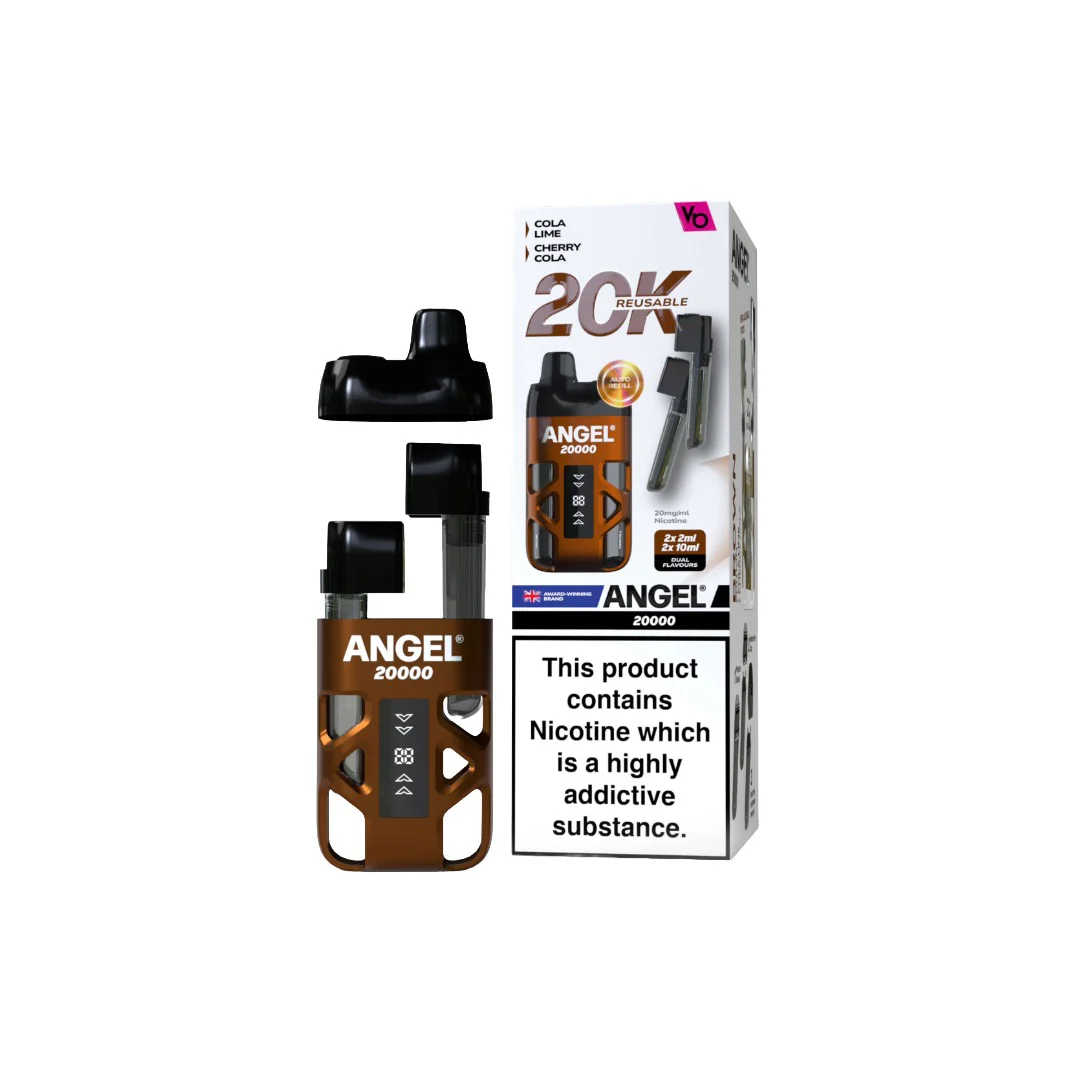 20mg Angel 20000 by Vapes Bars Duel Prefilled Pod Vape Kit 20000 Puffs - Image 9