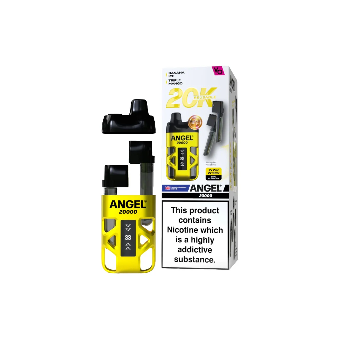 20mg Angel 20000 by Vapes Bars Duel Prefilled Pod Vape Kit 20000 Puffs - Image 12