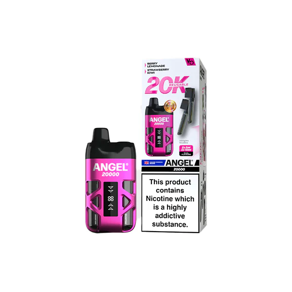 20mg Angel 20000 by Vapes Bars Duel Prefilled Pod Vape Kit 20000 Puffs - Image 13