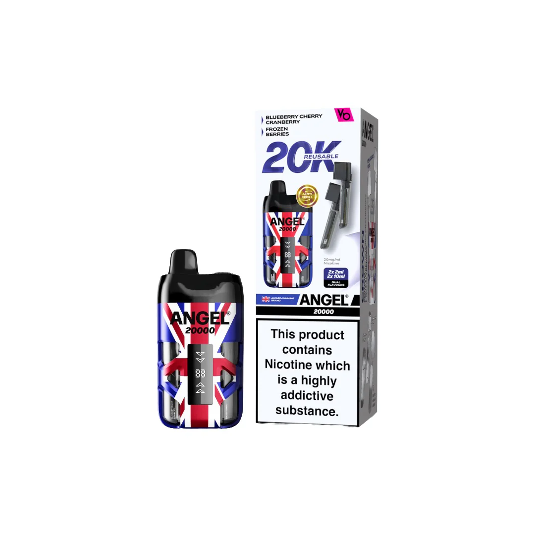 20mg Angel 20000 by Vapes Bars Duel Prefilled Pod Vape Kit 20000 Puffs - Image 15