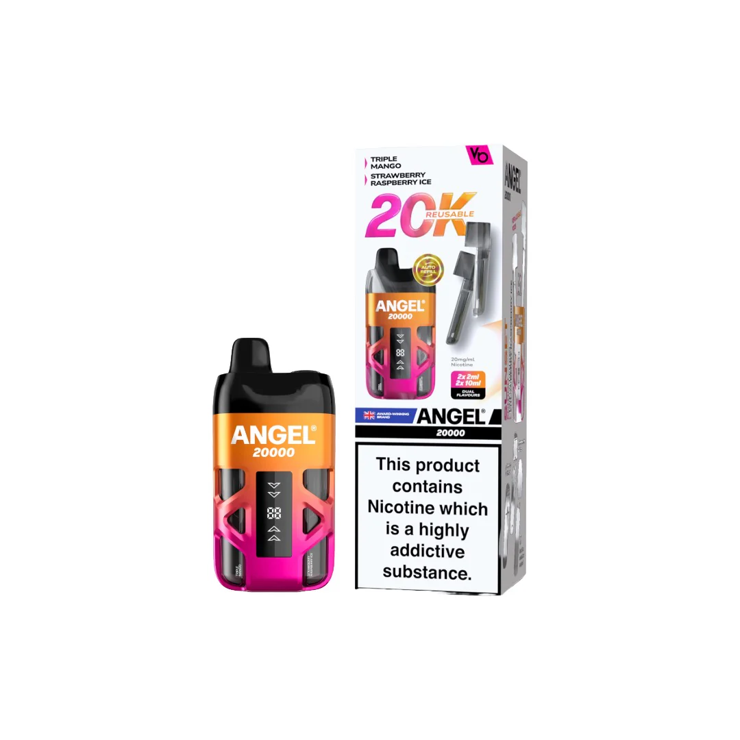 20mg Angel 20000 by Vapes Bars Duel Prefilled Pod Vape Kit 20000 Puffs - Image 18