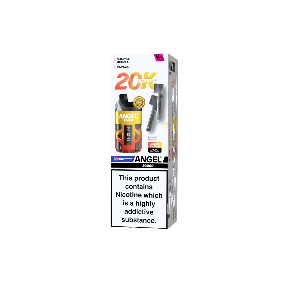 20mg Angel 20000 by Vapes Bars Duel Prefilled Pod Vape Kit 20000 Puffs - Image 21