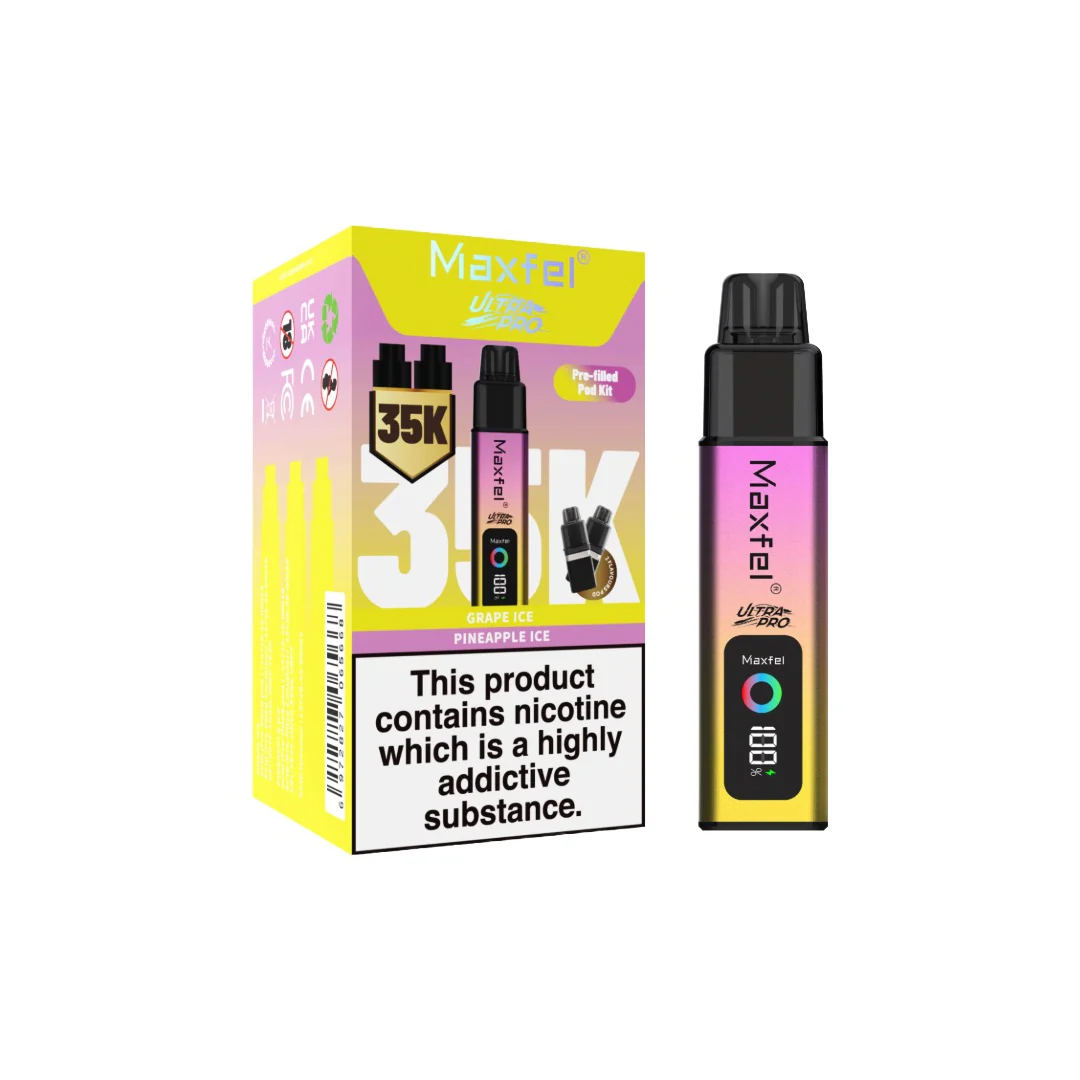 Maxfel Ultra Pro 35k Puffs Prefilled Pod Vape Kit - Image 4