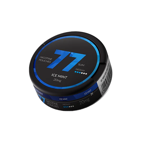 20mg 77 Slim Medium Nicotine Pouches - 20 Pouches - Image 4