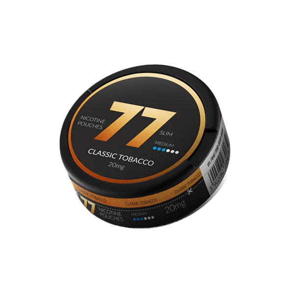 20mg 77 Slim Medium Nicotine Pouches - 20 Pouches - Image 5