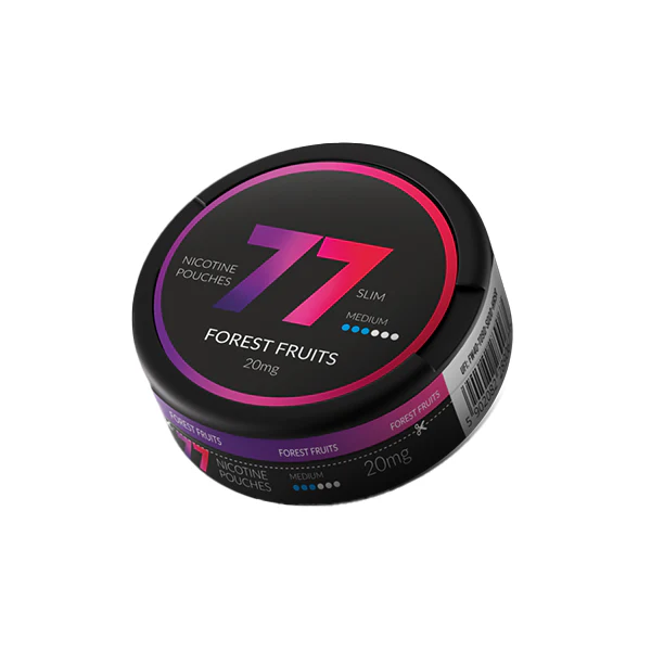 20mg 77 Slim Medium Nicotine Pouches - 20 Pouches - Image 6