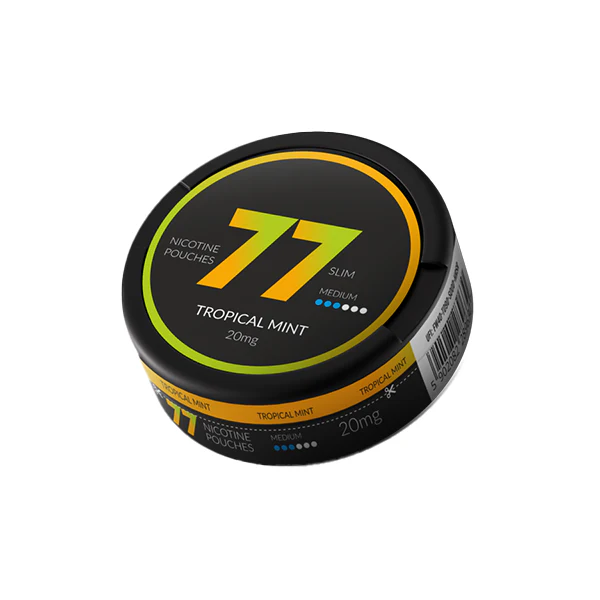 20mg 77 Slim Medium Nicotine Pouches - 20 Pouches - Image 8
