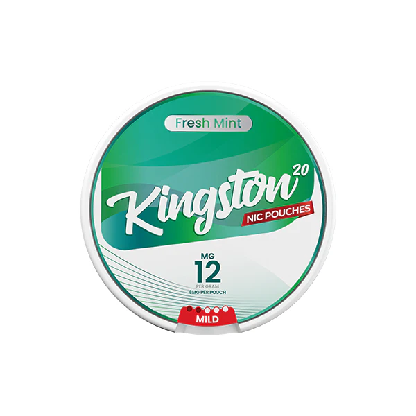 12mg Kingston Nicotine Pouches - 20 Pouches - Image 5