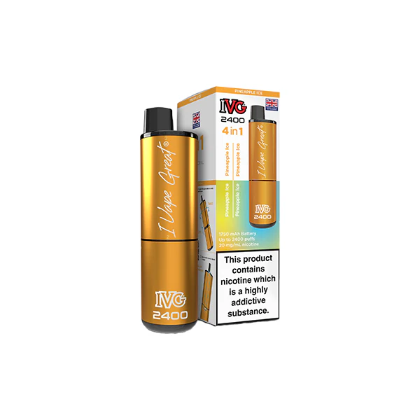 20mg IVG 2400 4 in 1 Pod Rechargeable Vape Kit 2400 Puffs - Image 7