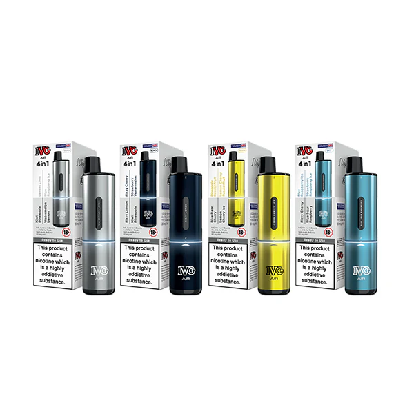 20mg I VG Air 4 in 1 Rechargeable Pod Vape Kit 2400 Puffs