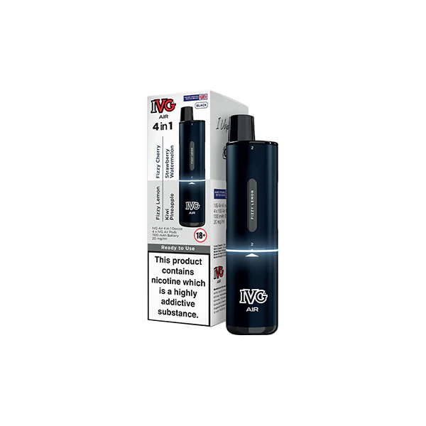 20mg I VG Air 4 in 1 Rechargeable Pod Vape Kit 2400 Puffs - Image 6