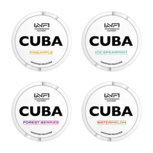 16mg CUBA White Nicotine Pouches - 25 Pouches