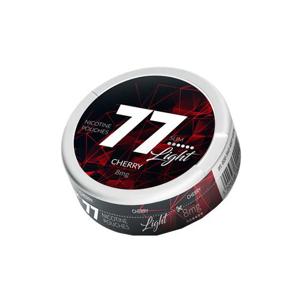 8mg 77 Slim Light Nicotine Pouches - 20 Pouches - Image 2