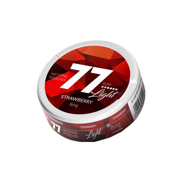 8mg 77 Slim Light Nicotine Pouches - 20 Pouches - Image 4