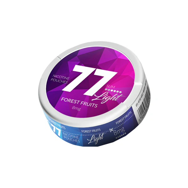 8mg 77 Slim Light Nicotine Pouches - 20 Pouches - Image 5