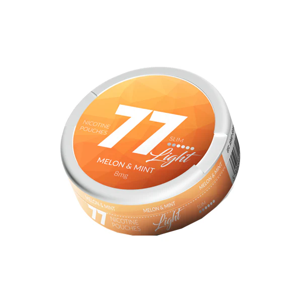8mg 77 Slim Light Nicotine Pouches - 20 Pouches - Image 6