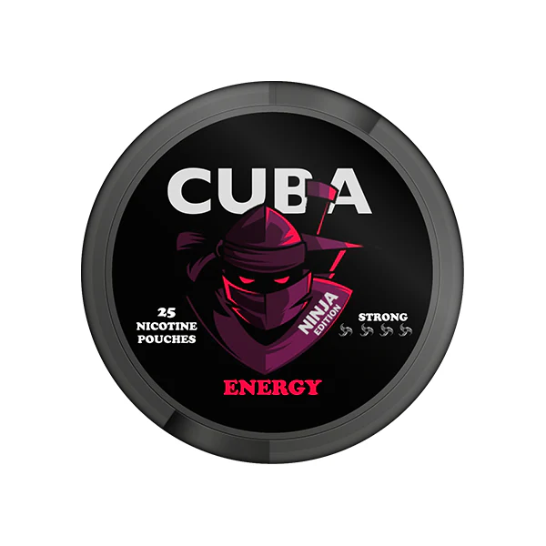30mg CUBA Ninja Nicotine Pouches - 25 Pouches - Image 4