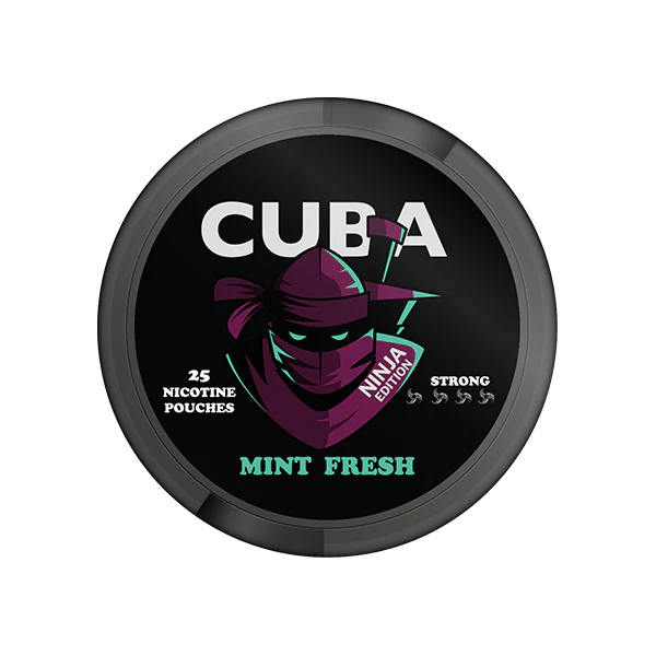 30mg CUBA Ninja Nicotine Pouches - 25 Pouches - Image 6