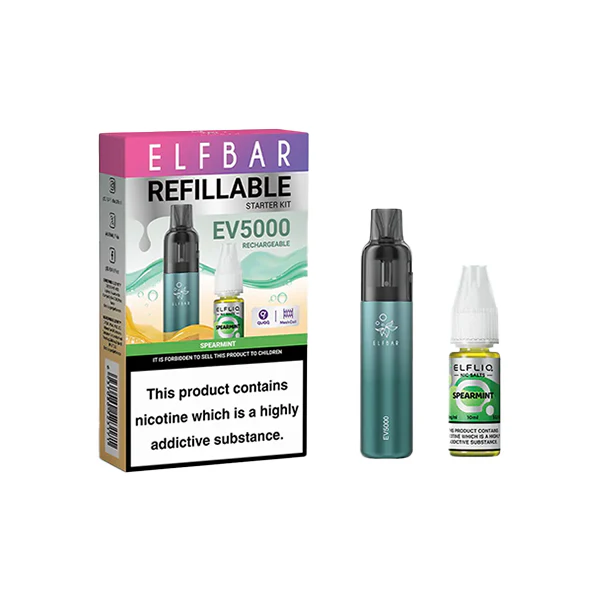Elf Bar EV5000 Disposable Pod Kit + 20mg ElfLiq Salt - Image 11