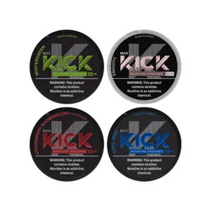 12mg Max Kick Nicotine Pouches - 20 Pouches