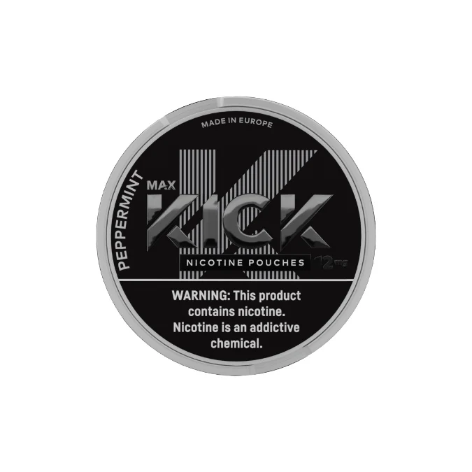 12mg Max Kick Nicotine Pouches - 20 Pouches - Image 3